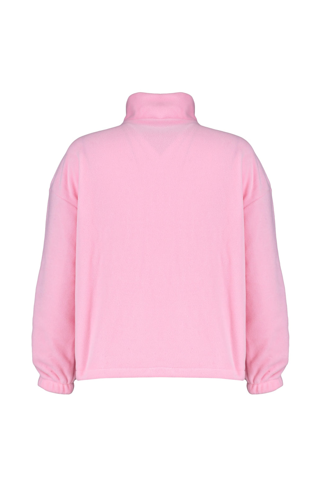 Trendyolmilla Açık Mavi  Fermuarlı Dik Yaka Polar Regular/Normal Kesim Örme Sweatshirt TWOAW21SW0758