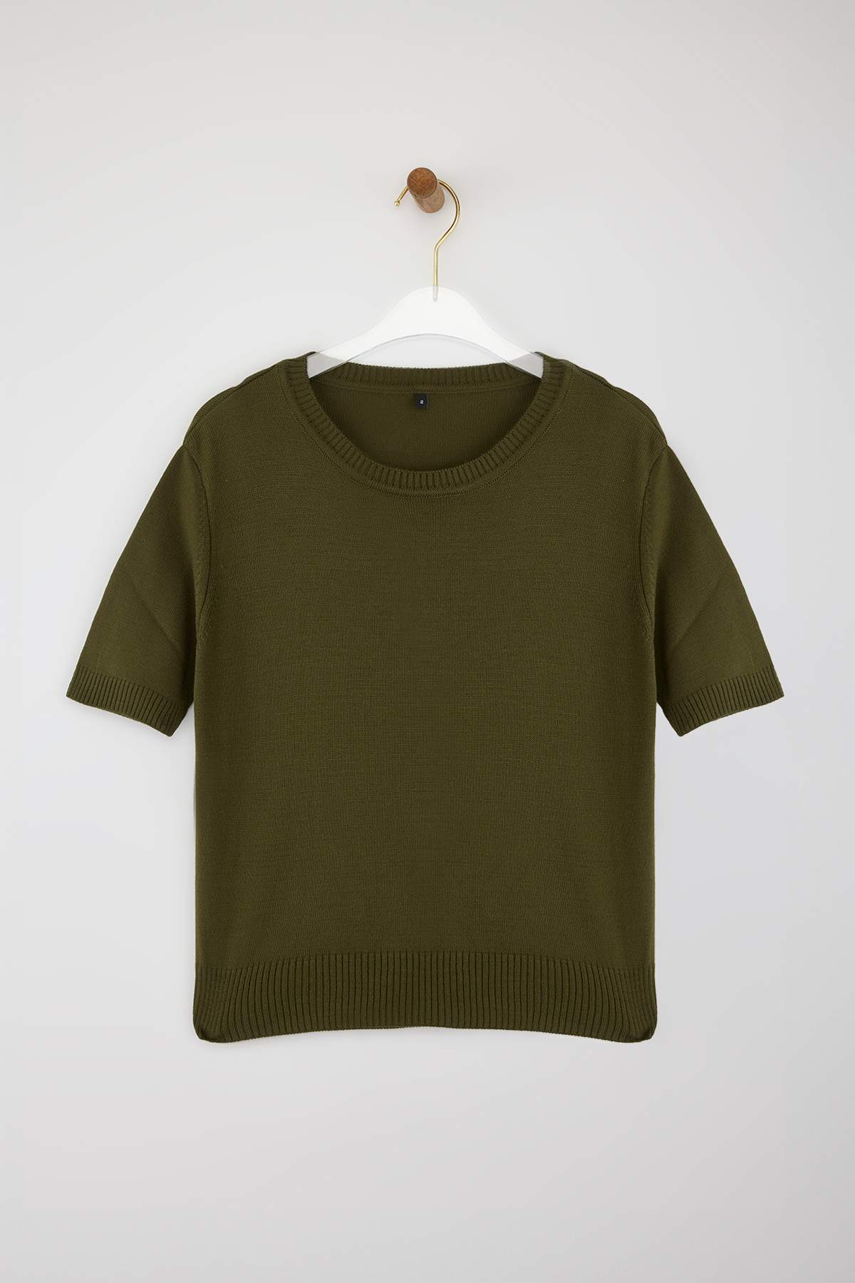 Trendyolmilla Haki Basic Hırka-Bluz Triko Hırka TWOAW25HI00216
