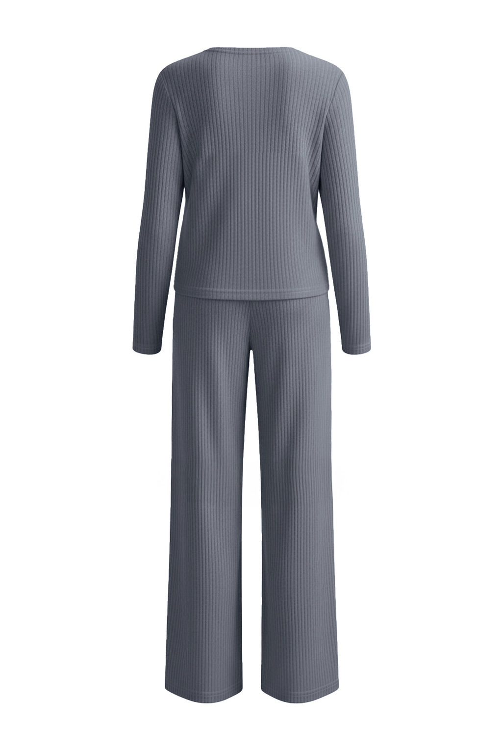 Trendyolmilla Bordo Pamuklu Hırka Fırçalı Yumuşak Tuşe Kışlık Fitilli Örme Pijama Takımı THMAW26PT00216