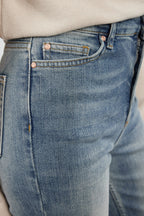 Trendyolmilla Antrasit Yüksek Bel Comfort/Esnek Flare Jeans TWOAW25JE00096