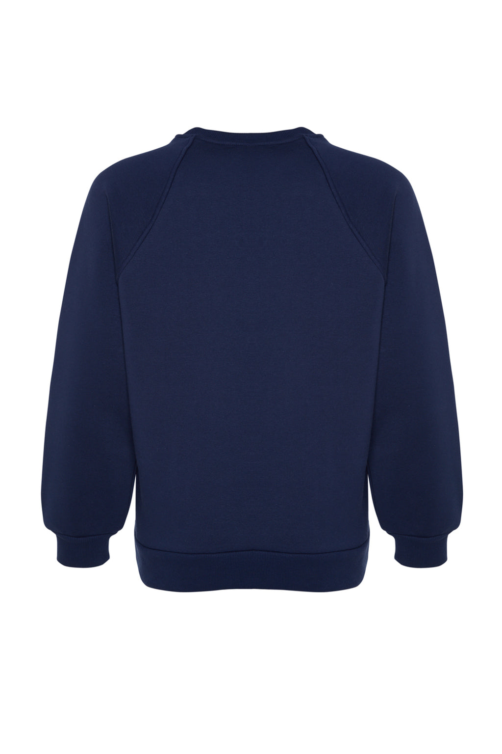 Trendyolmilla Lila Relaxed/Rahat Kalıp Basic Reglan Kol Bisiklet Yaka Örme Sweatshirt TWOAW24SW00104