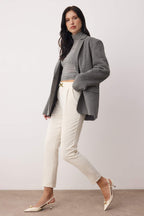 Trendyolmilla Siyah Havuç Kalıp Toka Detaylı Pantolon TWOAW26PL00154