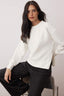 Trendyolmilla Ekru Fitilli Regular/Normal Kalıp Örme Sweatshirt TWOAW26SW00046