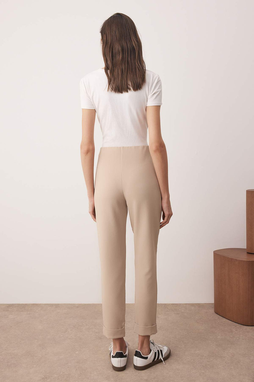 Trendyolmilla Vizon Havuç Basic Tayt Pantolon TWOAW26PL00046
