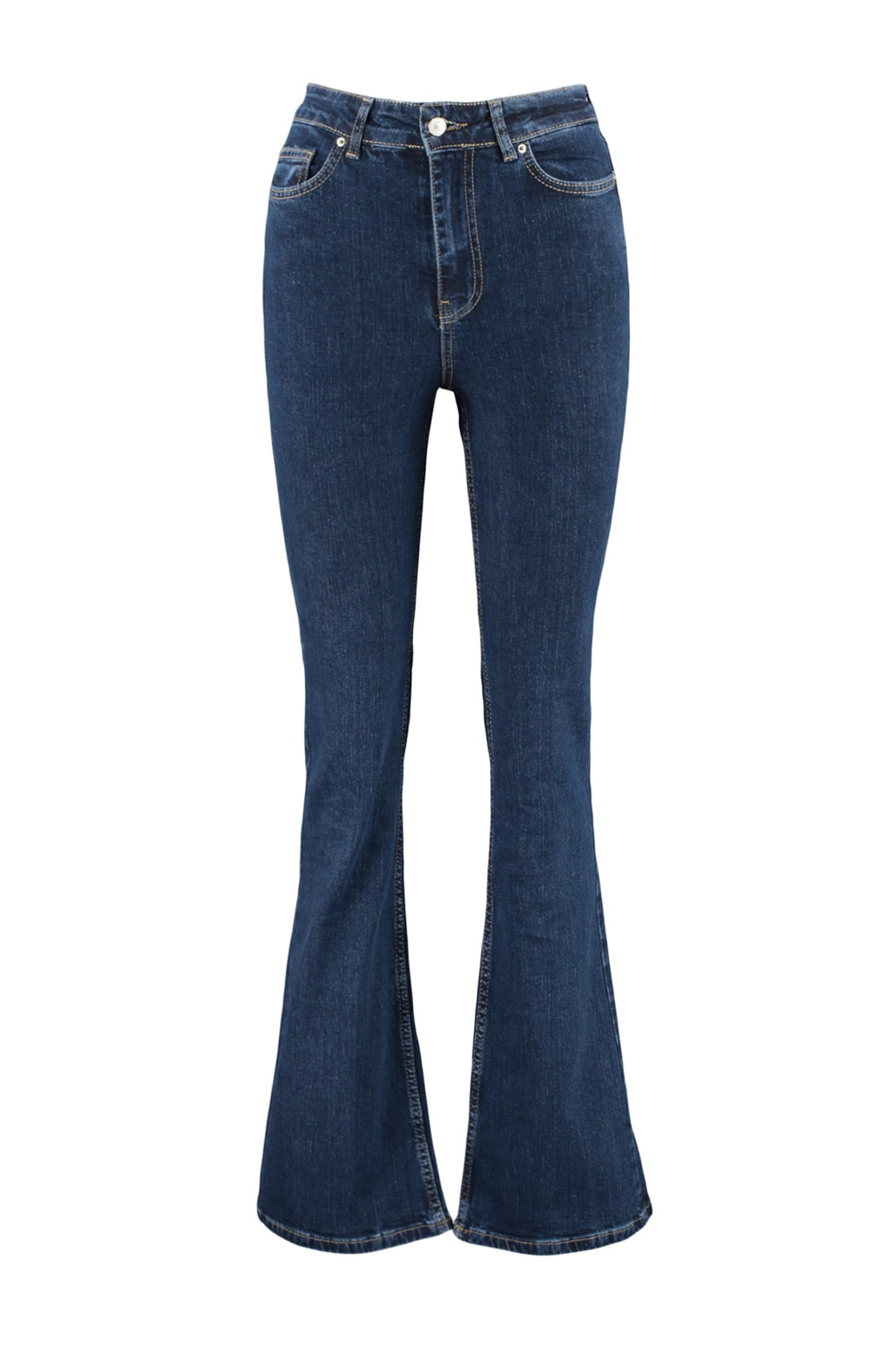 Trendyolmilla Mavi*002 Süper Yüksek Bel Comfort/Esnek Flare Jeans TWOSS23JE00064