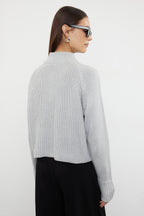 Trendyolmilla Ekru Dik Yaka Triko Kazak TWOAW22KZ1632