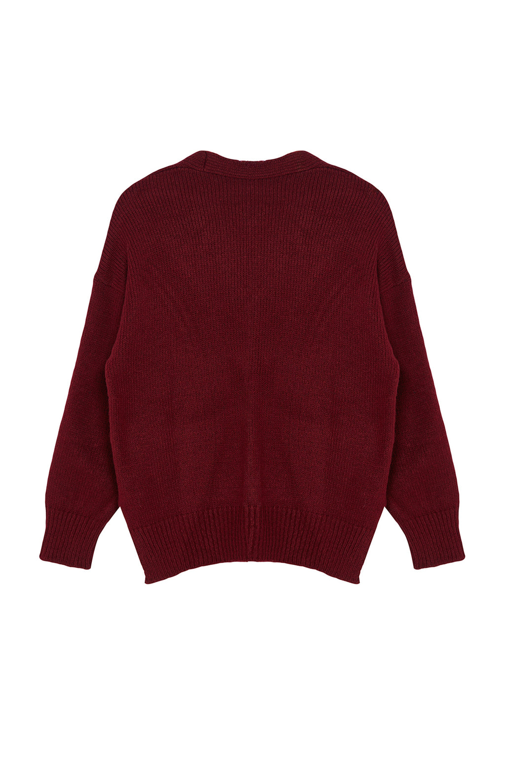 Trendyolmilla Bordo Basic Yumuşak Dokulu Triko Hırka TWOAW20HI0213