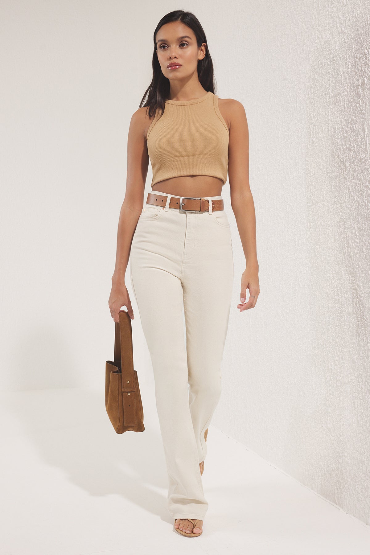 Trendyolmilla Mavi Yüksek Bel Comfort/Esnek Flare İspanyol Paça Jeans TWOSS25JE00101