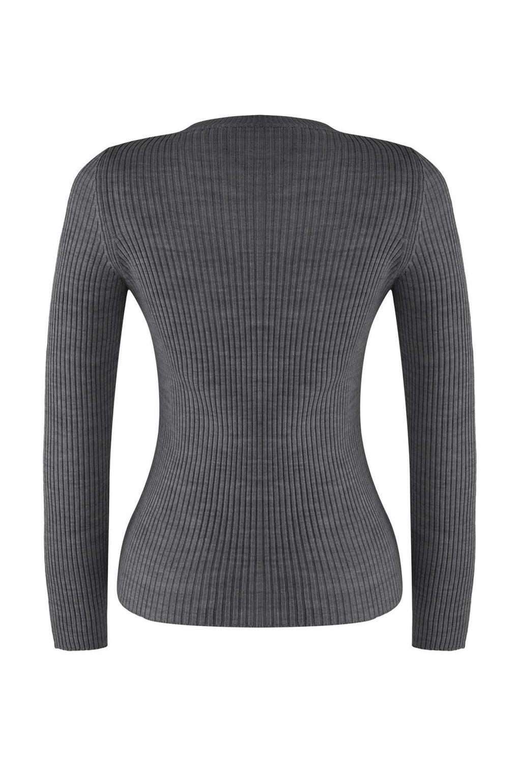 Trendyolmilla Antrasit-Bej İkili Paket Triko Kazak TWOAW22KZ1766
