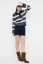 Trendyolmilla Teen Siyah*001 Polo Yaka Düz Triko Kazak TWOAW26KZ00121