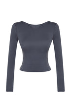 Trendyolmilla Kırmızı Pamuklu Esnek Sırt Dekolteli Fitted/Vücuda Oturan Esnek Bluz TWOAW24BZ00160