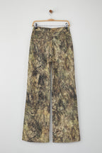 Teen Çok Renkli Desenli Yüksek Bel Wide Leg Jeans TWOAW26JE00152