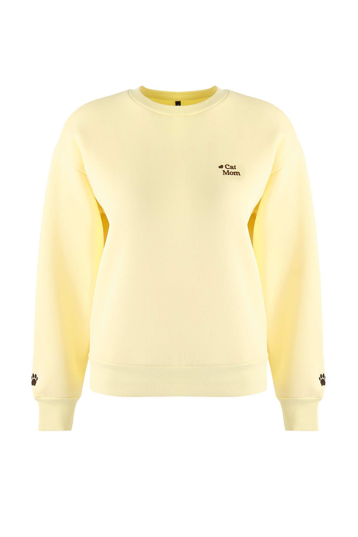 Trendyolmilla Kar Melanj Örme Sweatshirt TWOAW26SW00200
