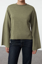 Trendyolmilla More Sustainable Taş Basic Triko Kazak TWOAW25KZ00313