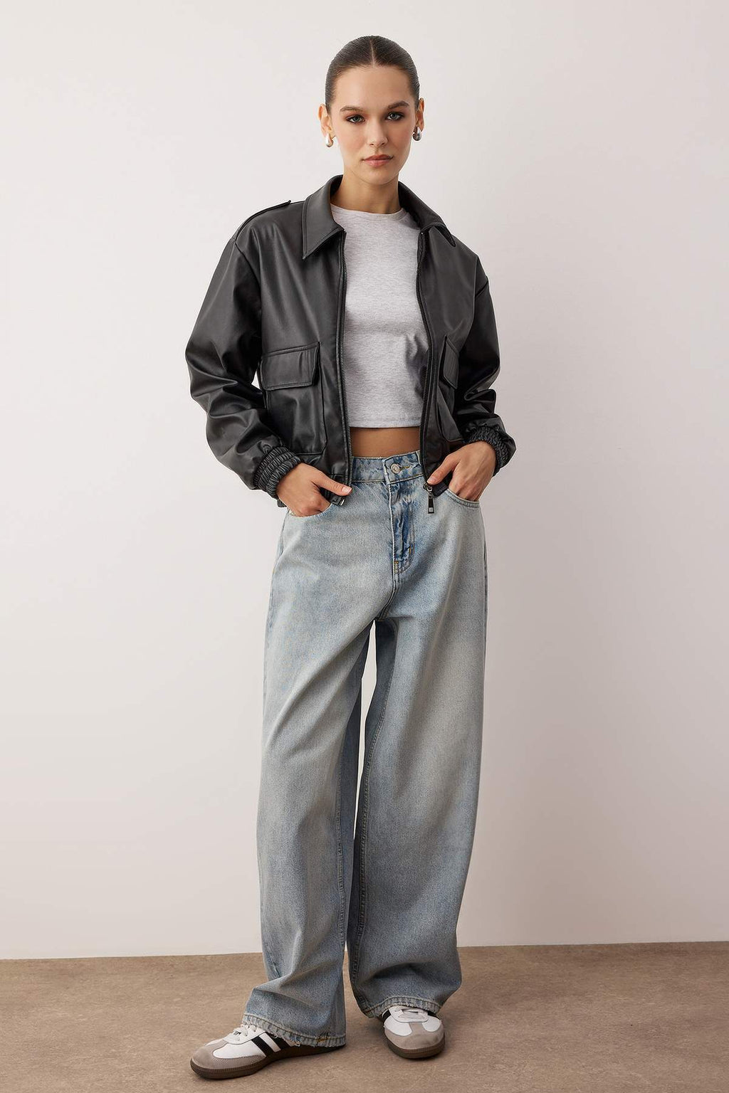 Trendyolmilla Mavi Normal Bel Bol Kesim Baggy Jeans TWOAW26JE00052