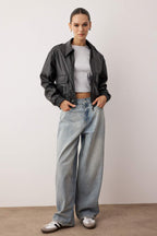 Trendyolmilla Mavi Normal Bel Bol Kesim Baggy Jeans TWOAW26JE00052