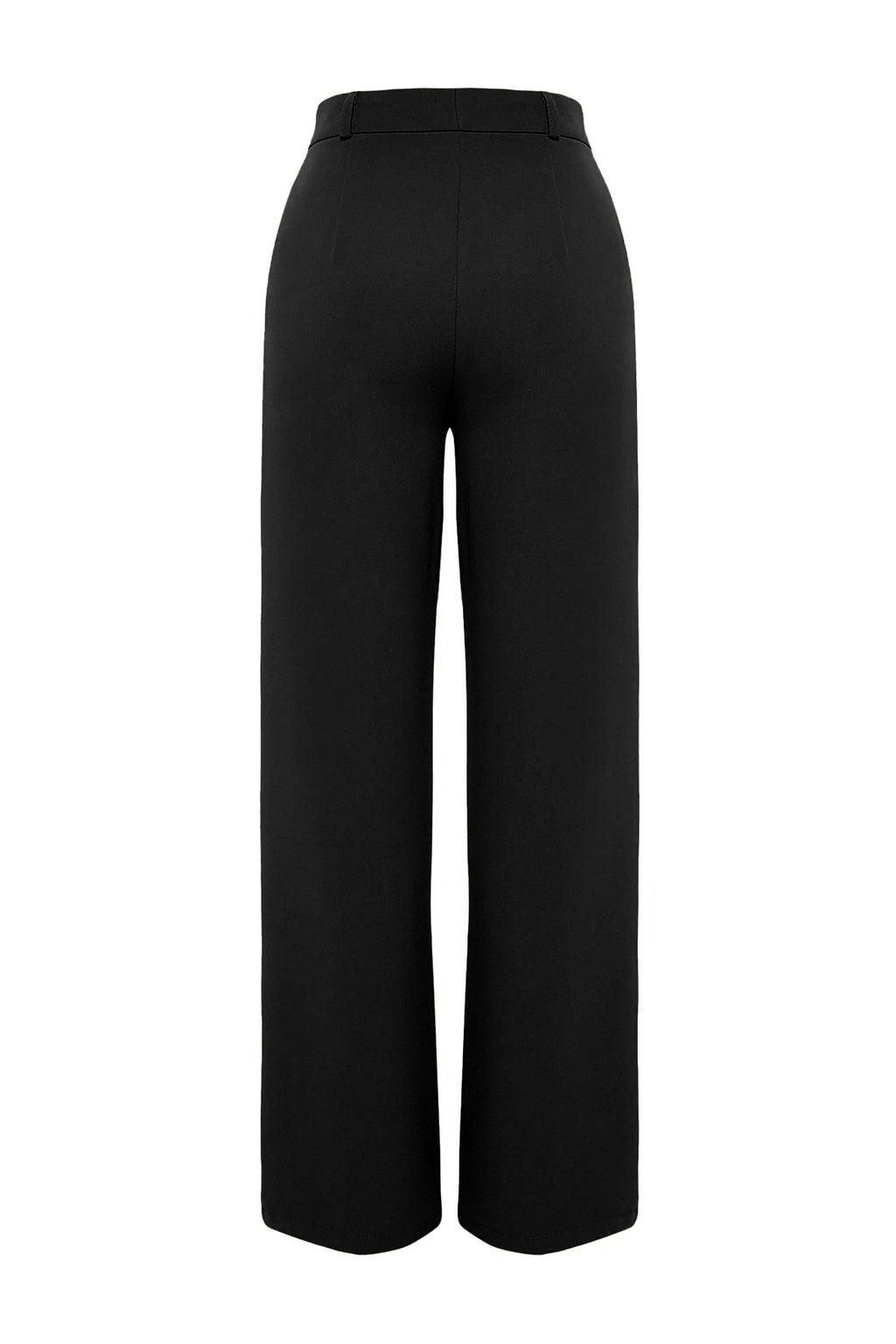 Trendyolmilla Beyaz  Wide Leg/Geniş Paça Bootcut Dokuma Kumaş Pantolon TWOAW21PL0332