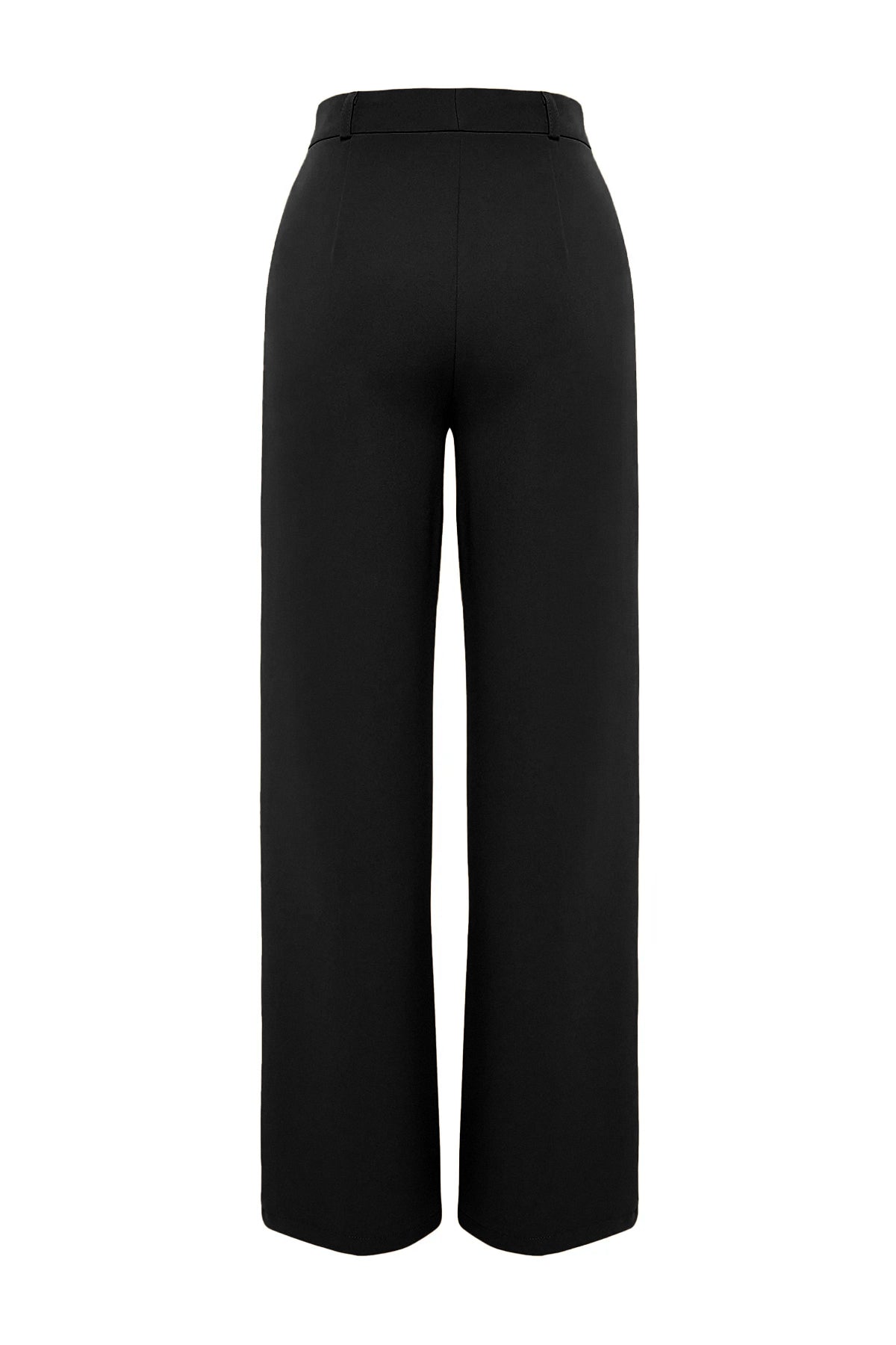 Trendyolmilla Beyaz  Wide Leg/Geniş Paça Bootcut Dokuma Kumaş Pantolon TWOAW21PL0332