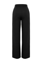 Trendyolmilla Siyah Wide Leg/Geniş Paça Bootcut Dokuma Kumaş Pantolon TWOAW21PL0332