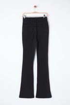 Trendyolmilla Mavi Yüksek Bel Comfort/Esnek Flare Jeans TWOSS25JE00109