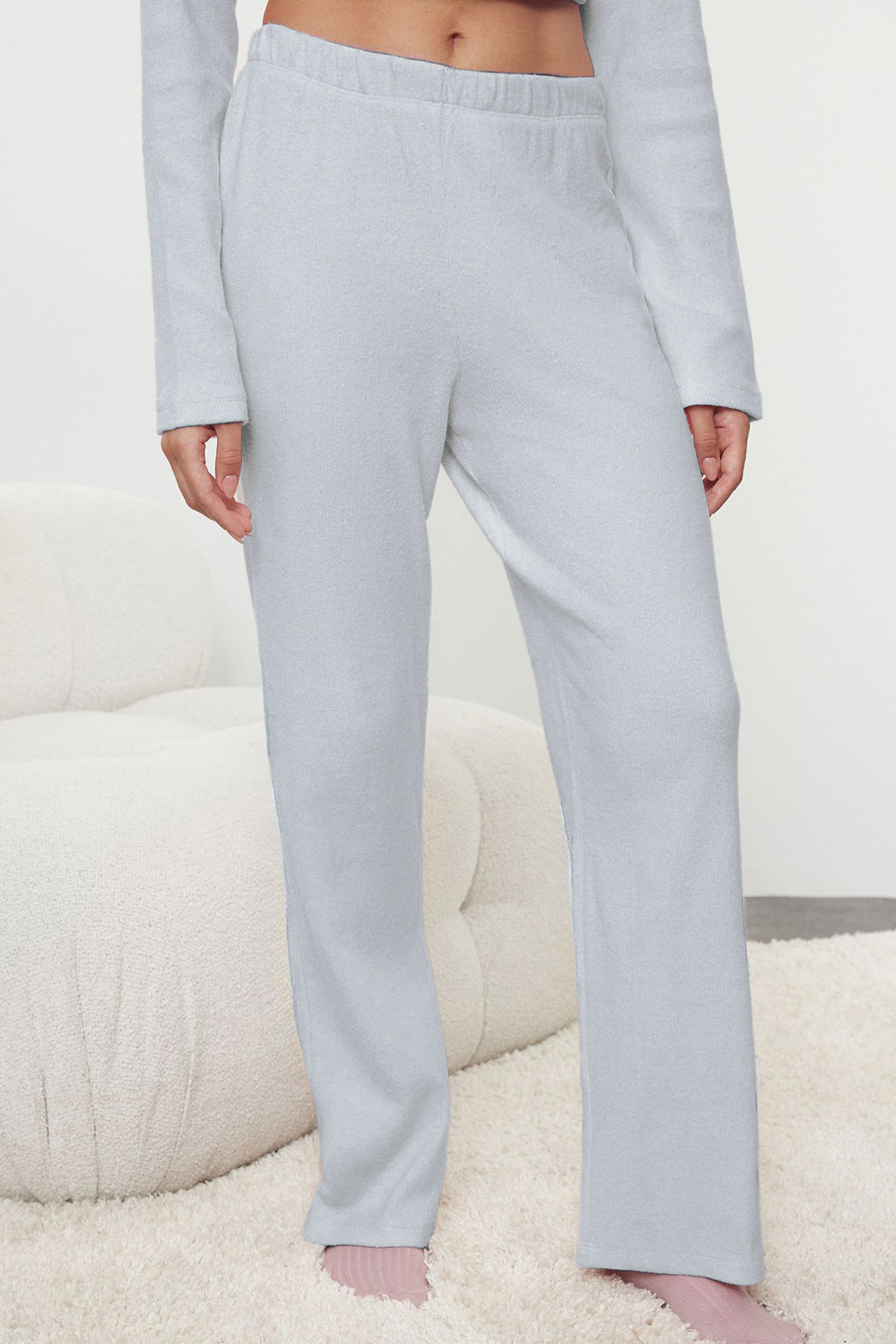 Trendyolmilla Pembe Fırçalı Soft Fitilli Hırka Örme Pijama Takımı THMAW25PT00074