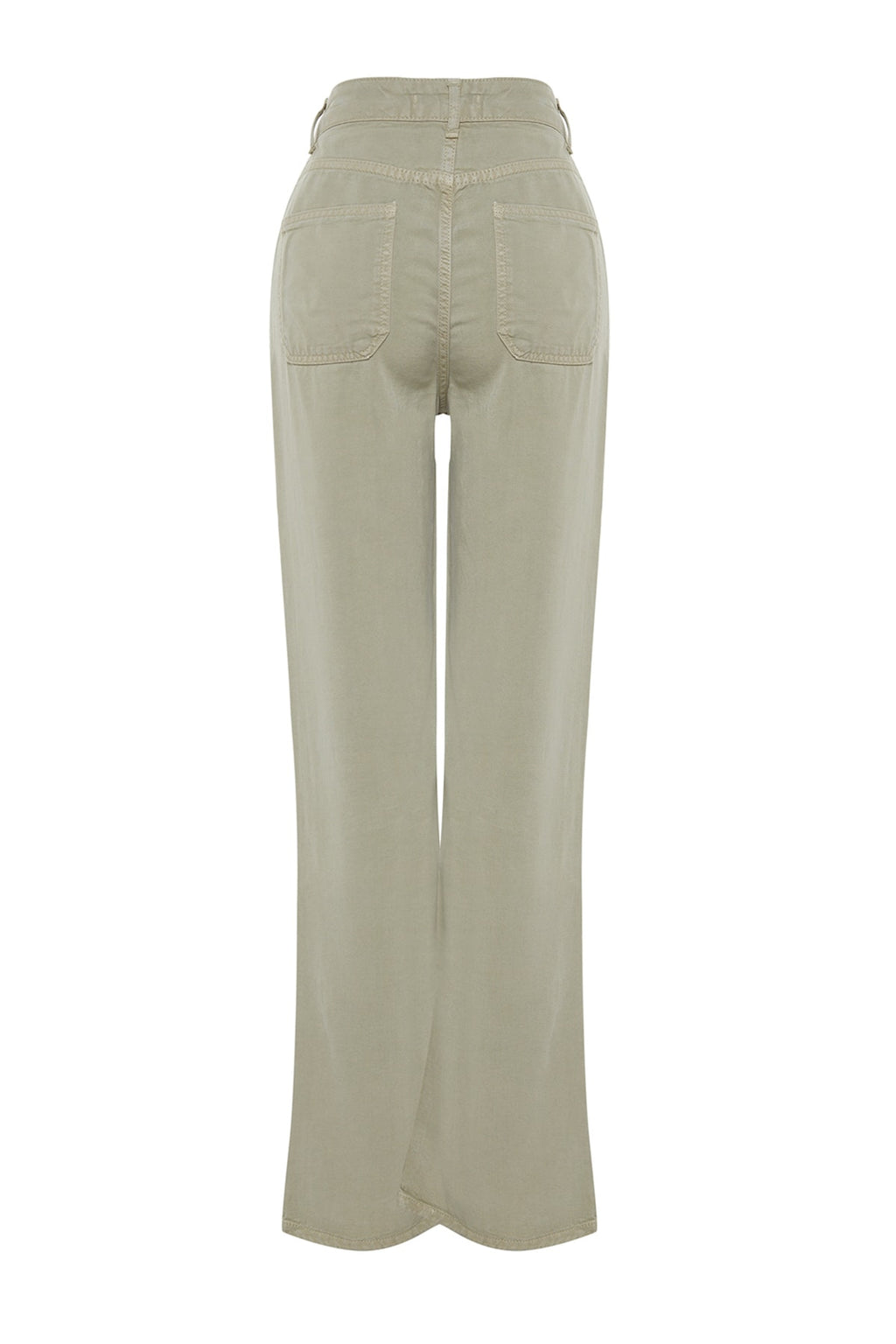 Trendyolmilla More Sustainable Mint %100 Tencel™ Düşük Bel Wide Leg Jeans TWOSS23JE00219