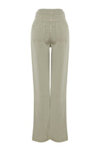 Trendyolmilla More Sustainable Mint %100 Tencel™ Düşük Bel Wide Leg Jeans TWOSS23JE00219