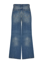 Mavi More Sustainable Soluk Efekt Vintage Fermuar Detaylı Yüksek Bel Wide Leg Jeans TWOAW24JE00315