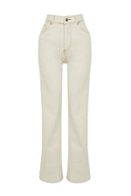 Trendyolmilla Kahverengi  Yüksek Bel Wide Leg Jeans TWOAW24JE00274
