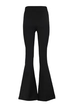 Siyah Flare İspanyol Paça Yüksek Bel Bootcut Dokuma Kumaş Pantolon TWOAW20PL0094