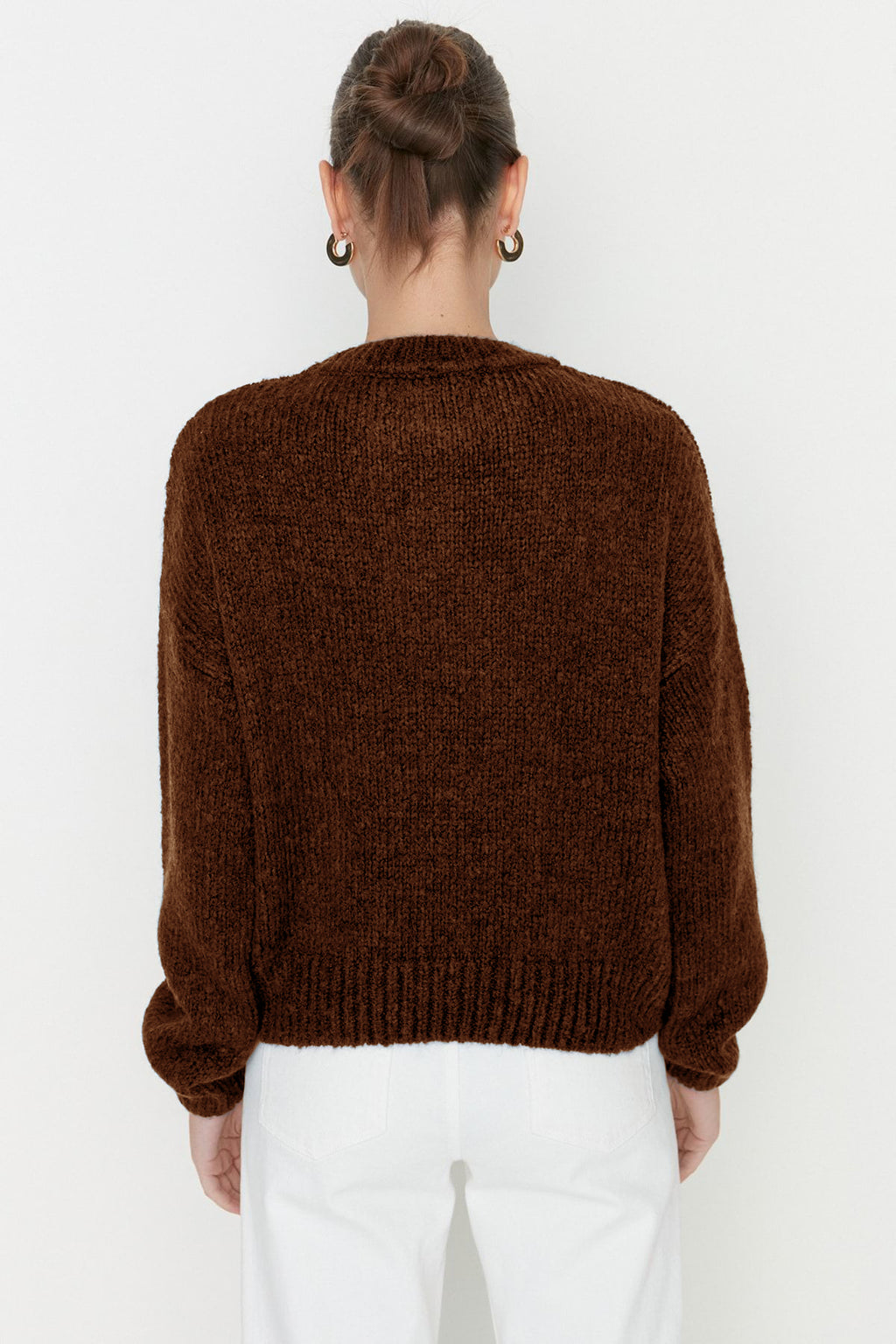 Trendyolmilla Lime Geniş Kalıp Yumuşak Dokulu Basic Triko Kazak TWOAW23KZ00185