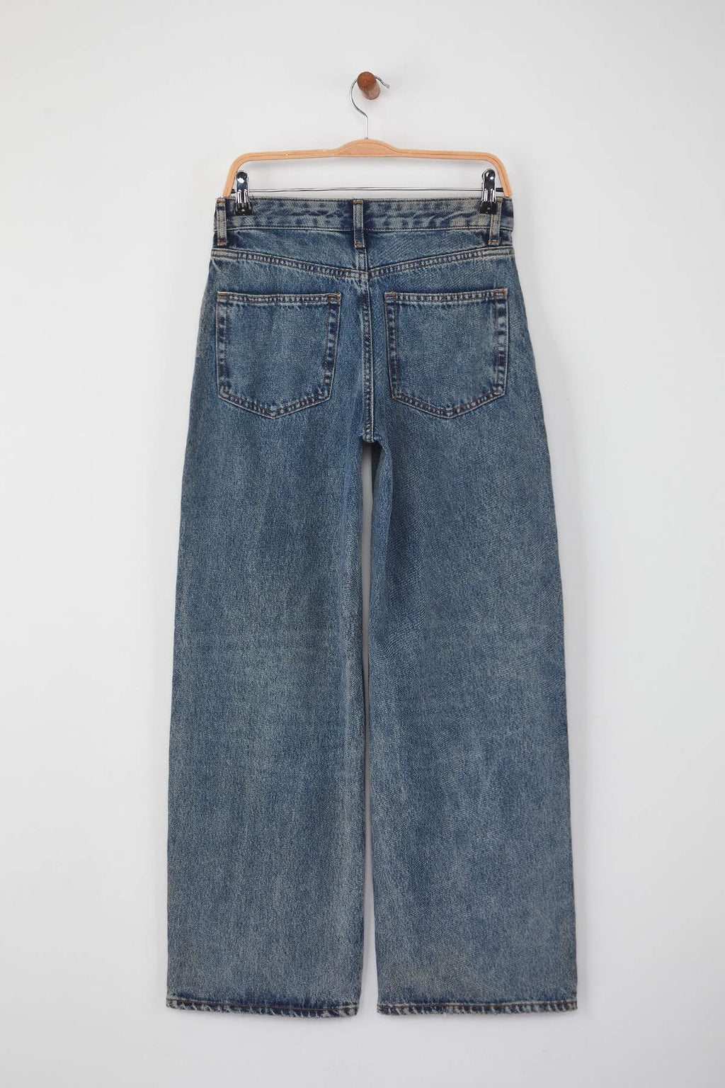 Mavi Vintage Yıkama Normal Bel Wide Leg Jeans TWOAW26JE00186