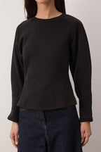 Trendyolmilla Kahverengi Kalın Şardonsuz Belden Oturmalı Bisiklet Yaka Örme Sweatshirt TWOAW26SW00068