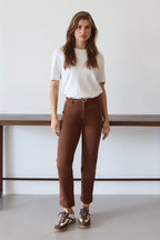 Trendyolmilla Haki Kemerli Chino Pantolon TWOAW26PL00109