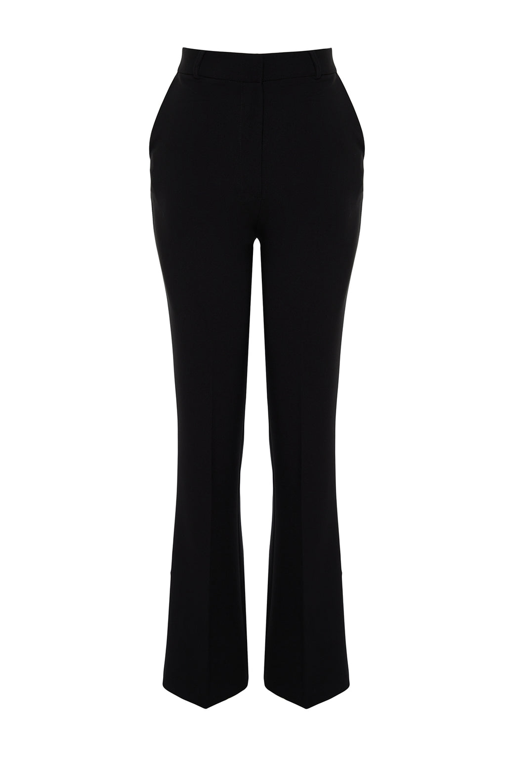 Siyah Bootcut/Çizme Paça Dokuma Pantolon TWOSS24PL00024