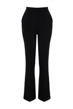 Siyah Bootcut/Çizme Paça Dokuma Pantolon TWOSS24PL00024
