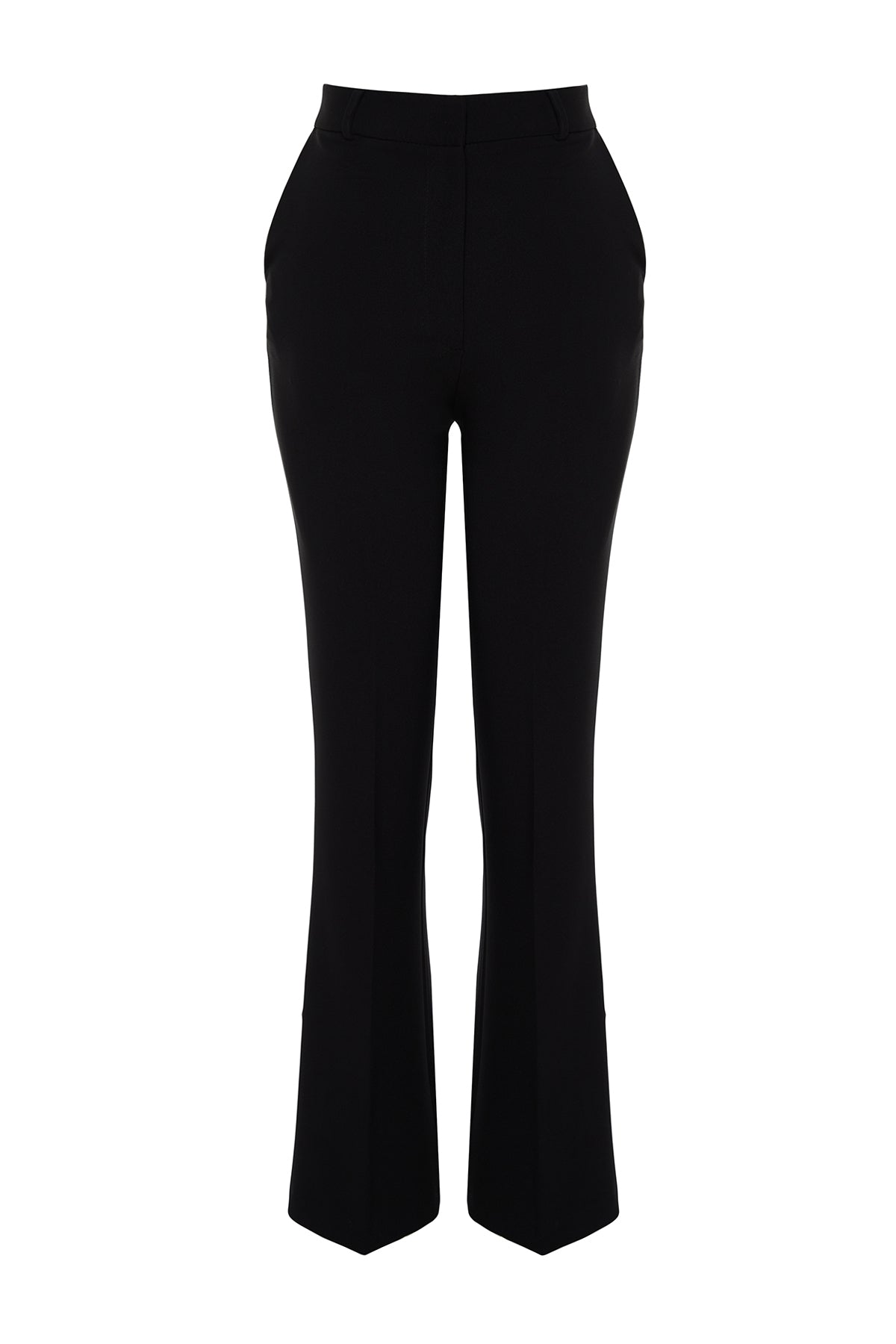 Siyah Bootcut/Çizme Paça Dokuma Pantolon TWOSS24PL00024