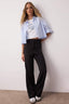 Trendyolmilla Siyah Wide Leg/Geniş Paça Bootcut Dokuma Kumaş Pantolon TWOAW21PL0332