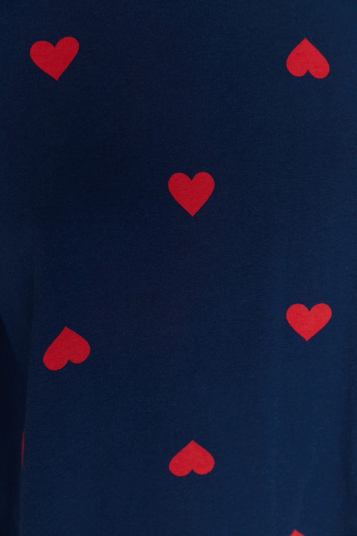 Trendyolmilla Indigo %100 Pamuklu Kalpli Örme Pijama Takımı THMAW21PT0566