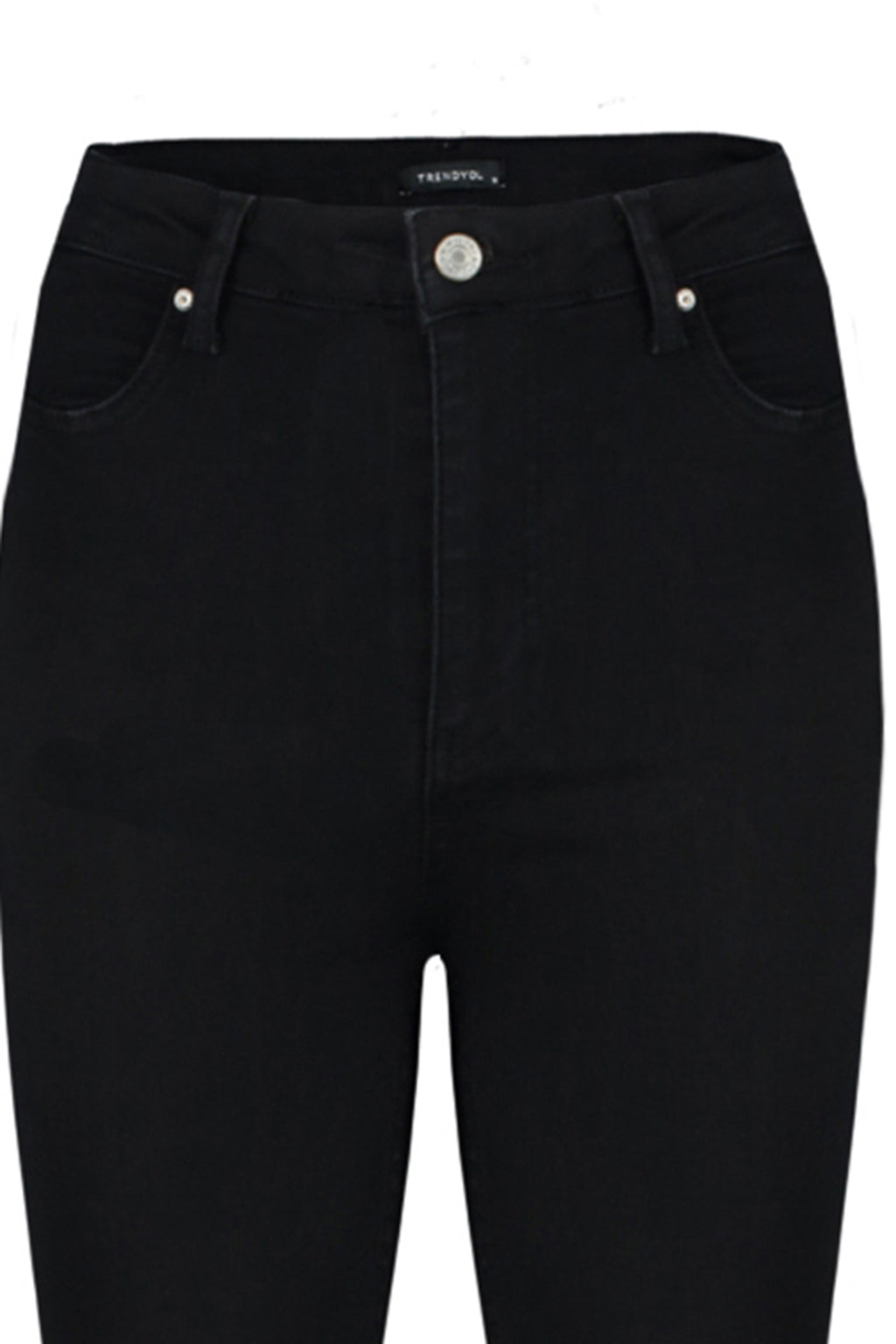 Siyah Vücudu Saran Yüksek Bel Ekstra Esnek Jegging Jeans TWOAW24JE00264