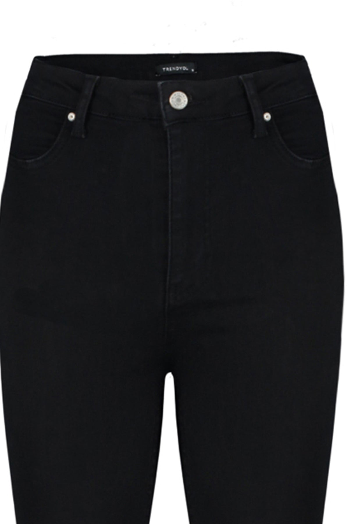 Siyah Vücudu Saran Yüksek Bel Ekstra Esnek Jegging Jeans TWOAW24JE00264