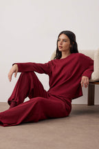 Trendyolmilla Zümrüt Yeşili Fitilli Örme Pijama Takımı THMAW21PT0684