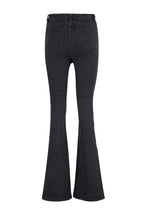 Trendyolmilla Mavi Önden Düğmeli Yüksek Bel Orta Esnek İspanyol Paça Flare Comfort/Esnek Jeans TWOSS20JE0111