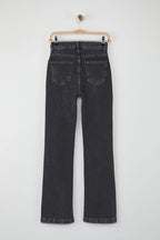 Trendyolmilla Antrasit Yüksek Bel Orta Esnek İspanyol Paça Flare Jeans TWOAW26JE00050