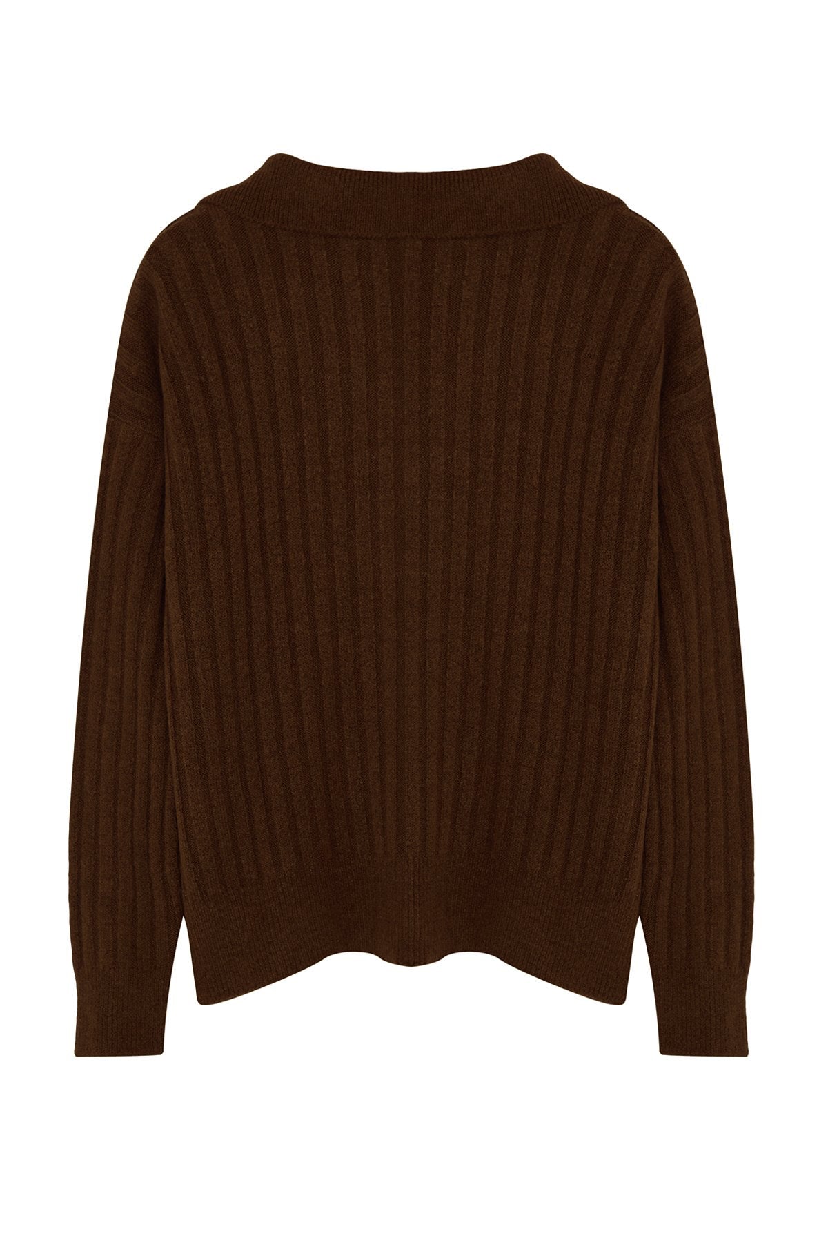 Trendyolmilla Gri Yumuşak Dokulu Polo Yaka Triko Kazak TWOAW24KZ00678