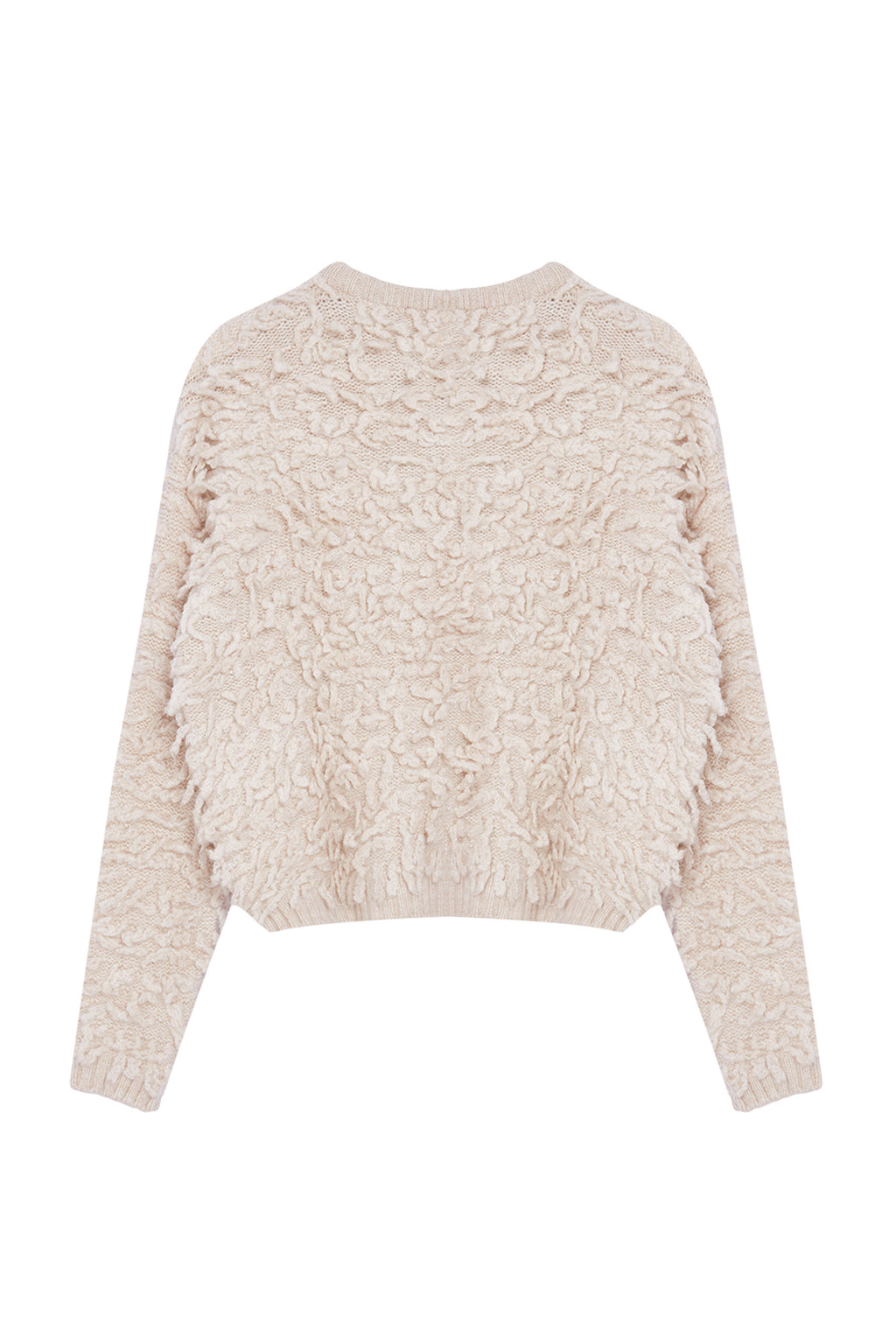 Trendyolmilla Taba Yumuşak Dokulu Püsküllü Mont Triko Hırka TWOAW25HI00190