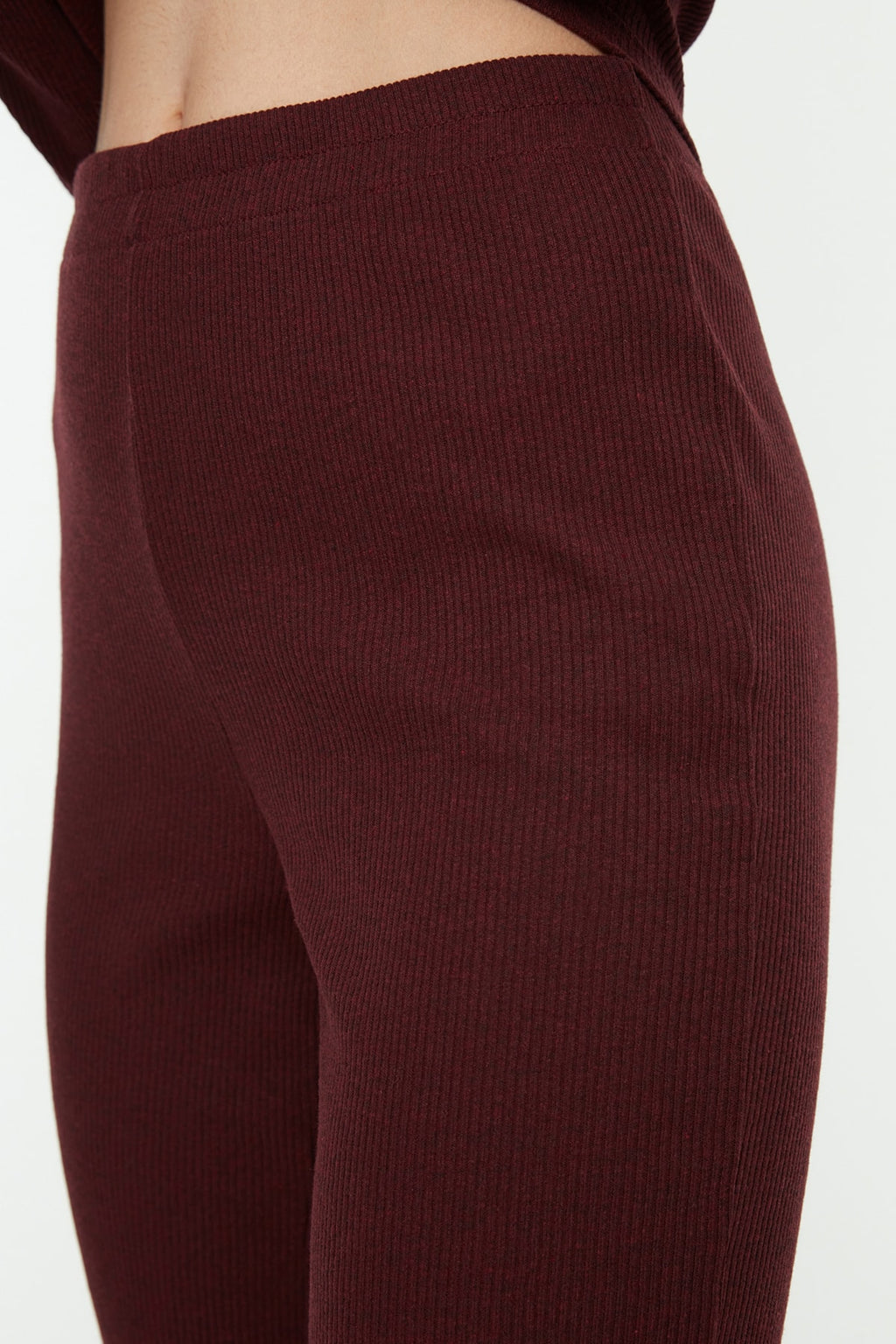 Trendyolmilla Lacivert Fitilli Örme Pijama Takımı THMAW21PT0009