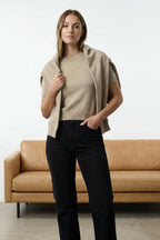 Trendyolmilla Haki Basic Hırka-Bluz Triko Hırka TWOAW25HI00216