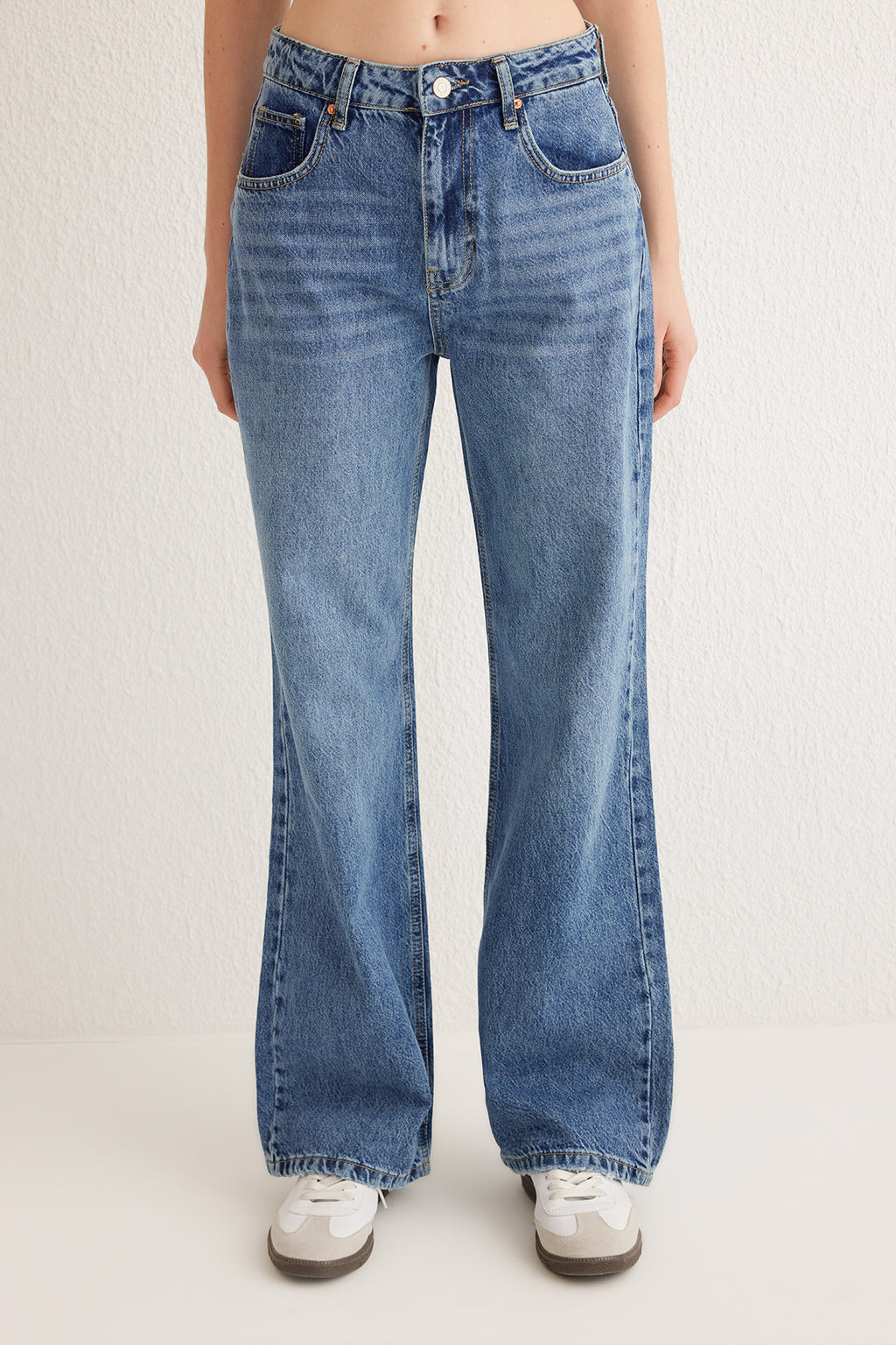 Mavi Yüksek Bel Wide Leg Jeans TWOSS25JE00068