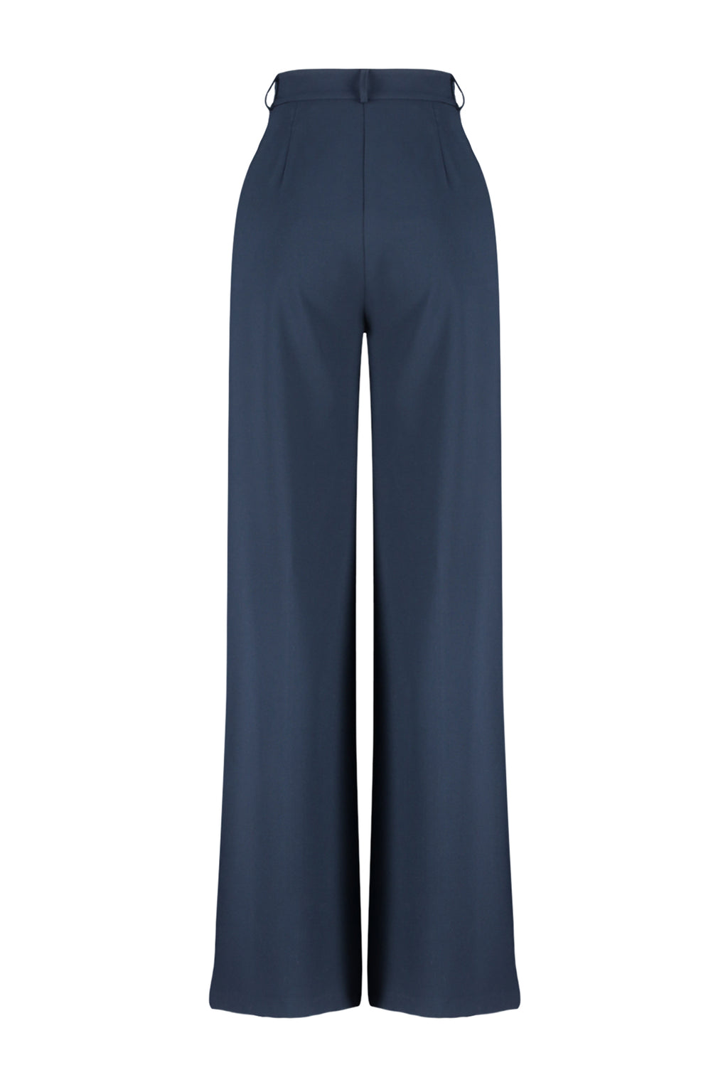 Trendyolmilla Lacivert Bol Paça Dokuma Pantolon TPRAW23PL00016